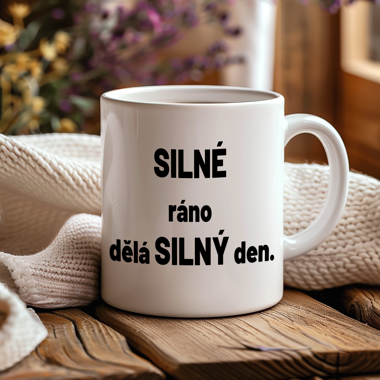 Motivační hrnek – SILNÉ ráno