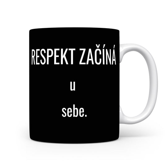 Motivační hrnek – Respekt začíná