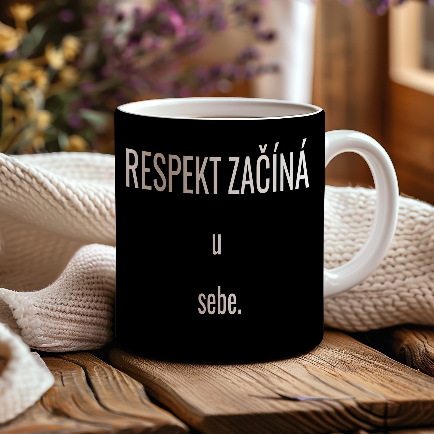Motivační hrnek – Respekt začíná