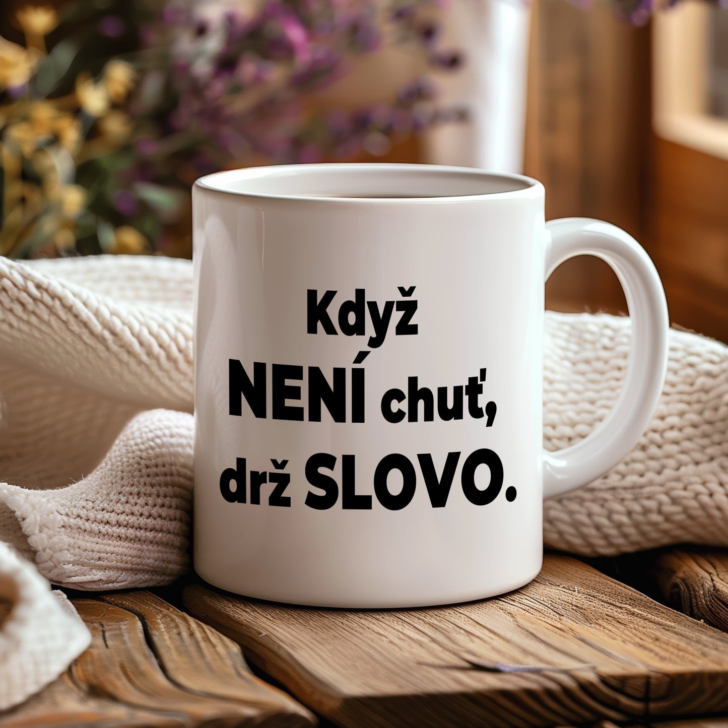 Motivační hrnek – Když NENÍ chuť
