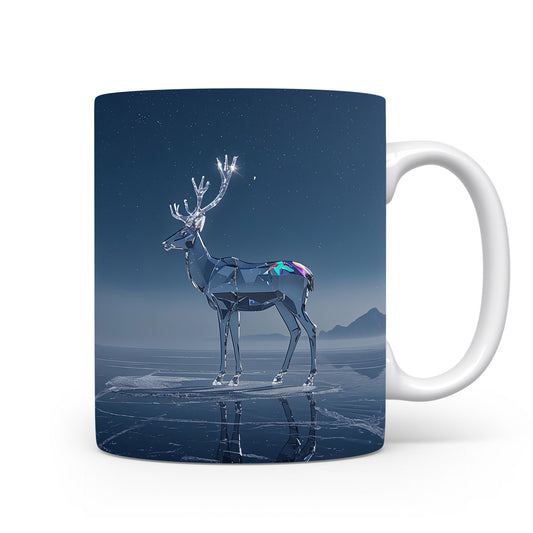 Hrnek se skleněným sobem.