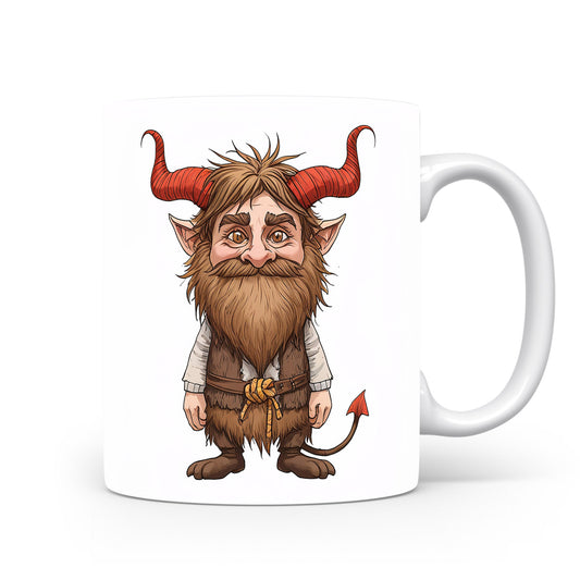 Hrnek s čertem a červenými rohy