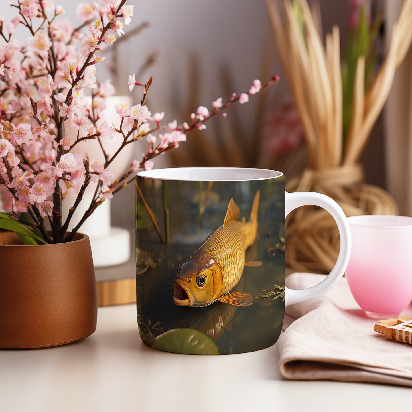 Hrnek s motivem z vodního světa – Zlaté hlubiny