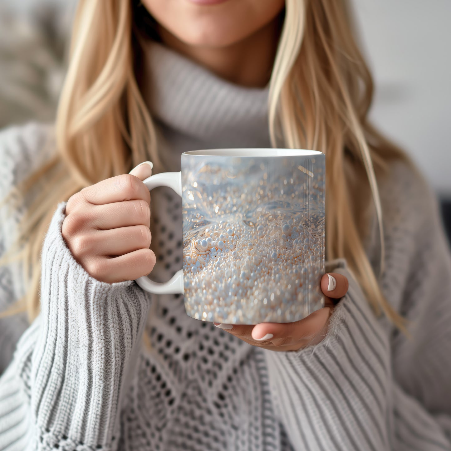 Hrnek s motivem z vodního světa – Perlová symfonie