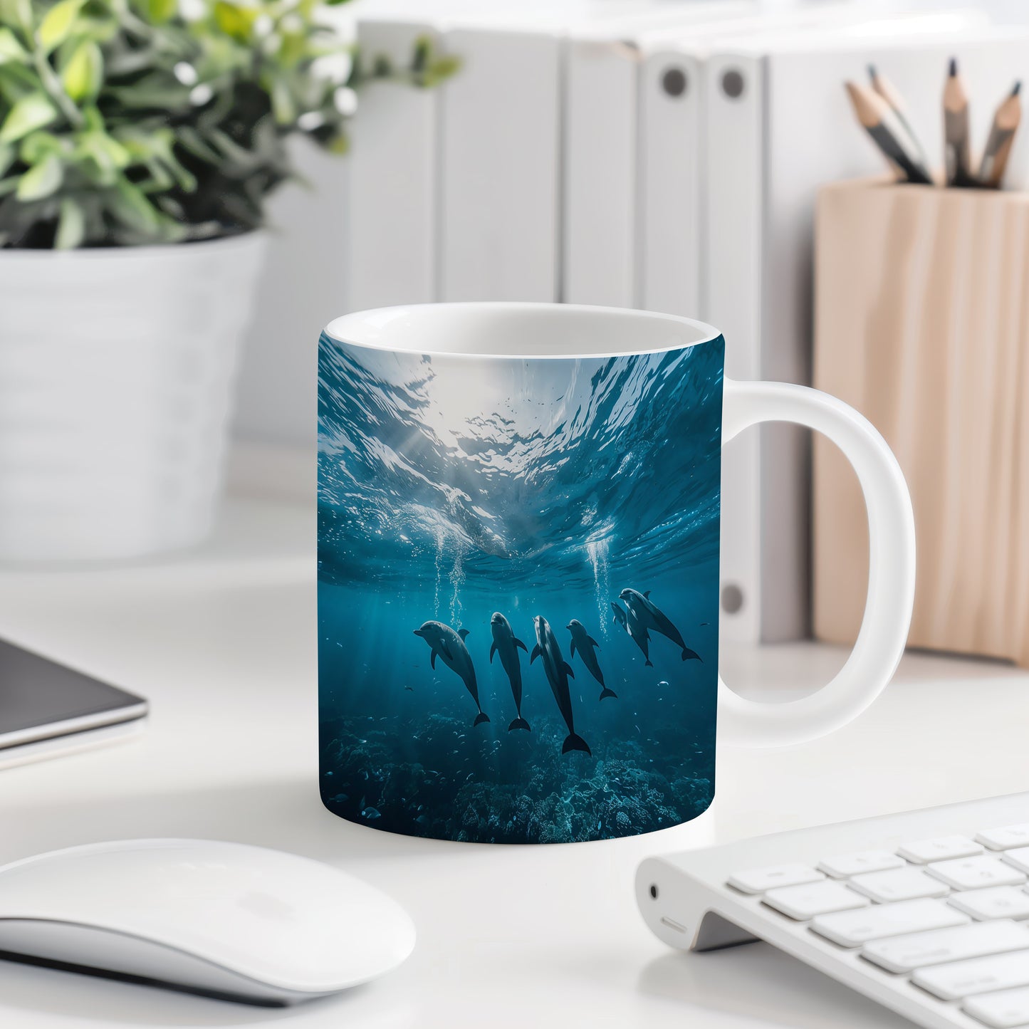 Hrnek s motivem z vodního světa – Pod hladinou snů