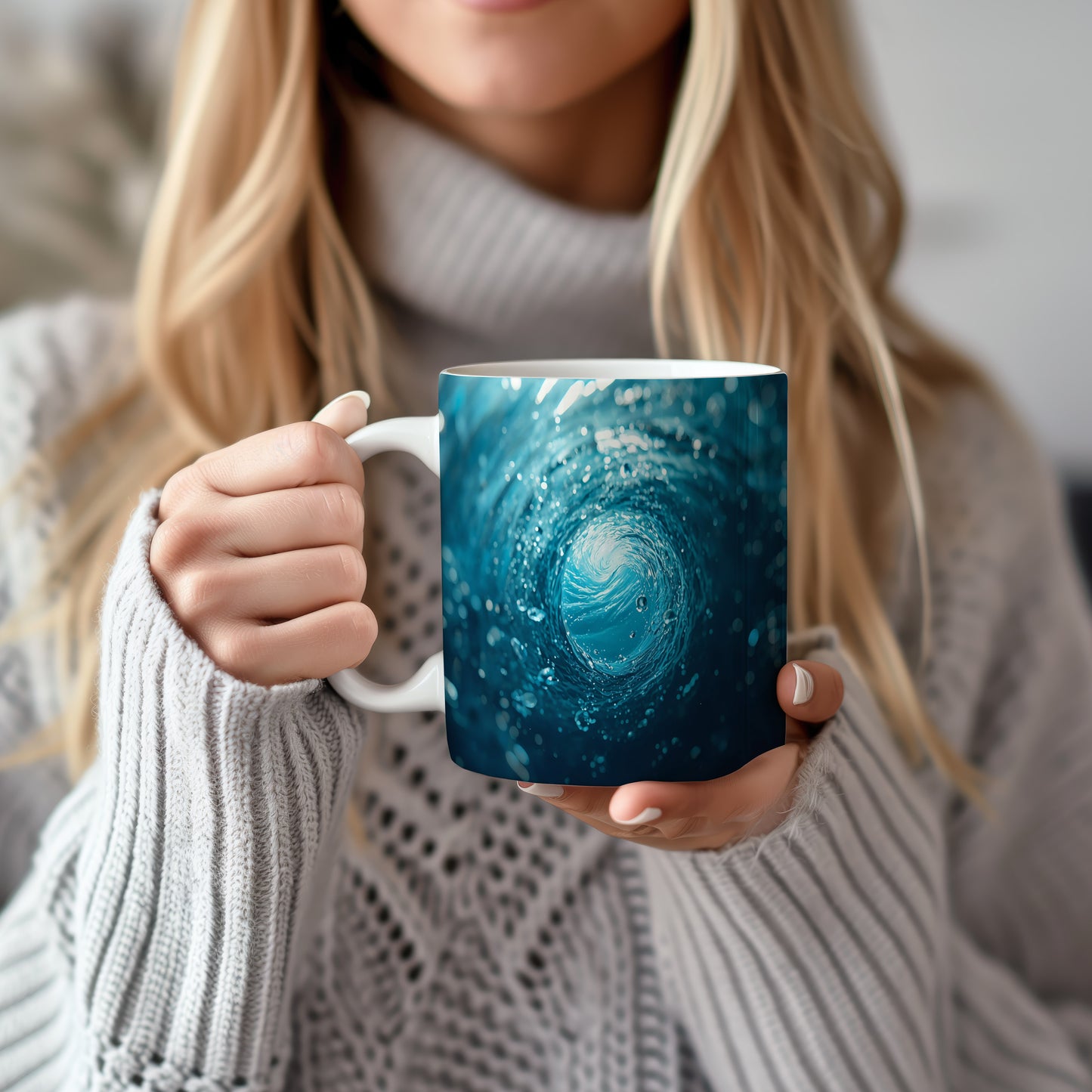 Hrnek s motivem z vodního světa – Vodní vír