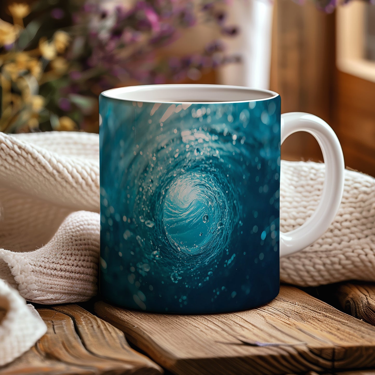 Hrnek s motivem z vodního světa – Vodní vír