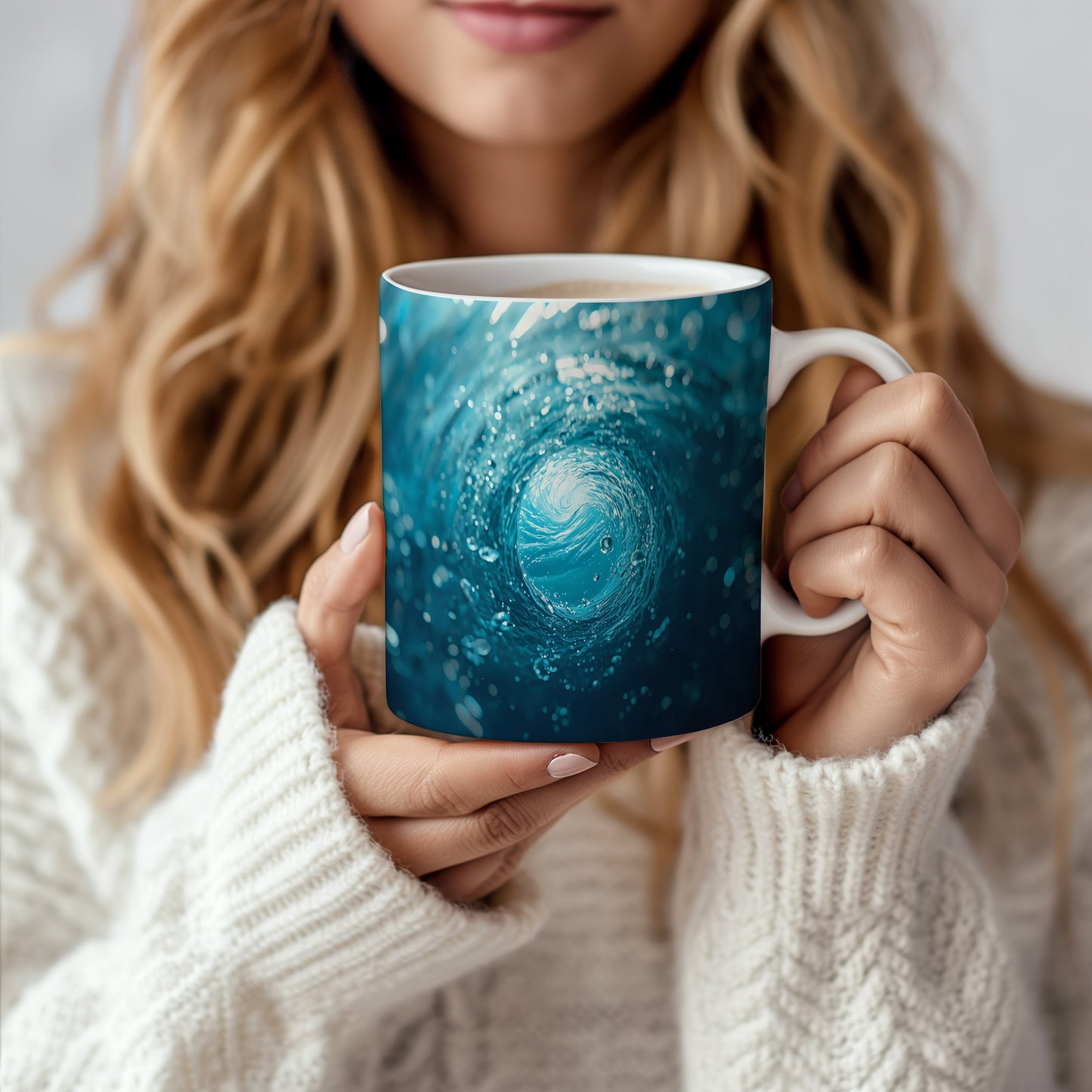 Hrnek s motivem z vodního světa – Vodní vír