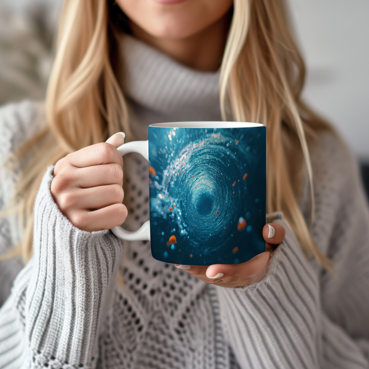 Hrnek s motivem z vodního světa – Mystický vír