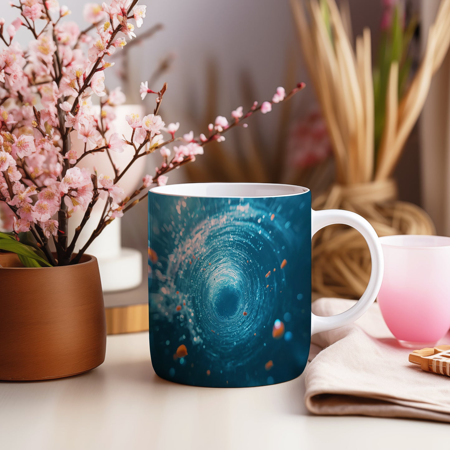 Hrnek s motivem z vodního světa – Mystický vír