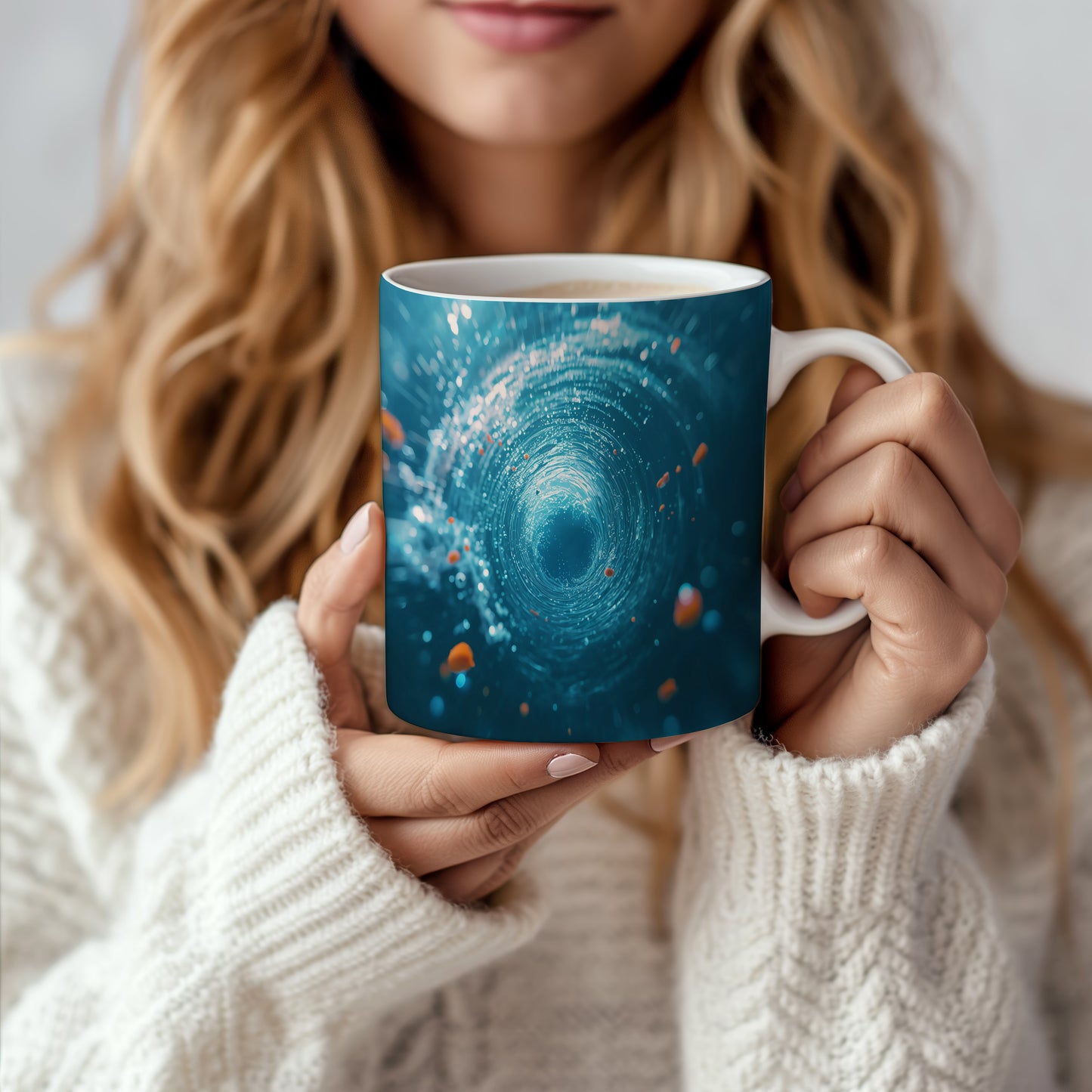 Hrnek s motivem z vodního světa – Mystický vír