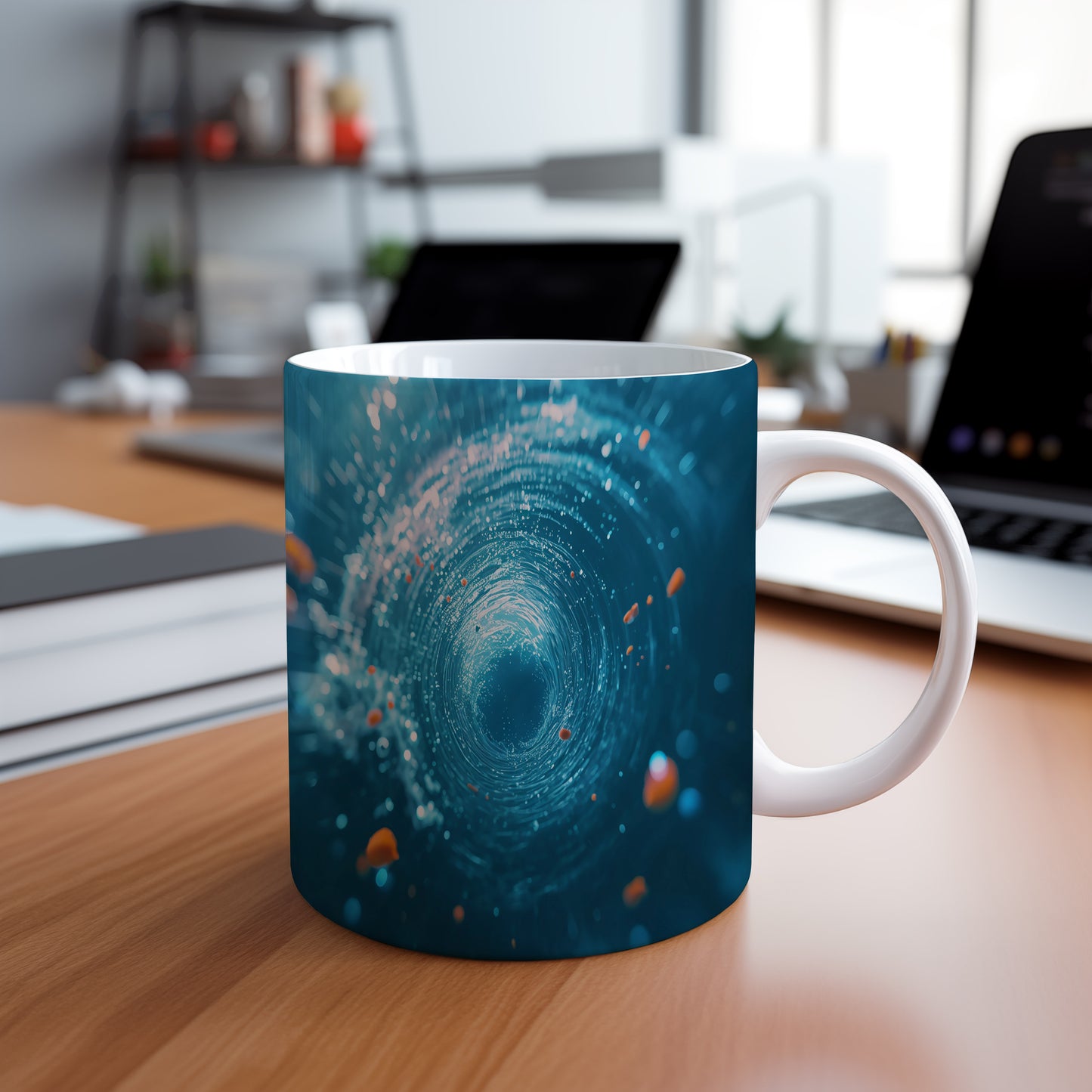 Hrnek s motivem z vodního světa – Mystický vír