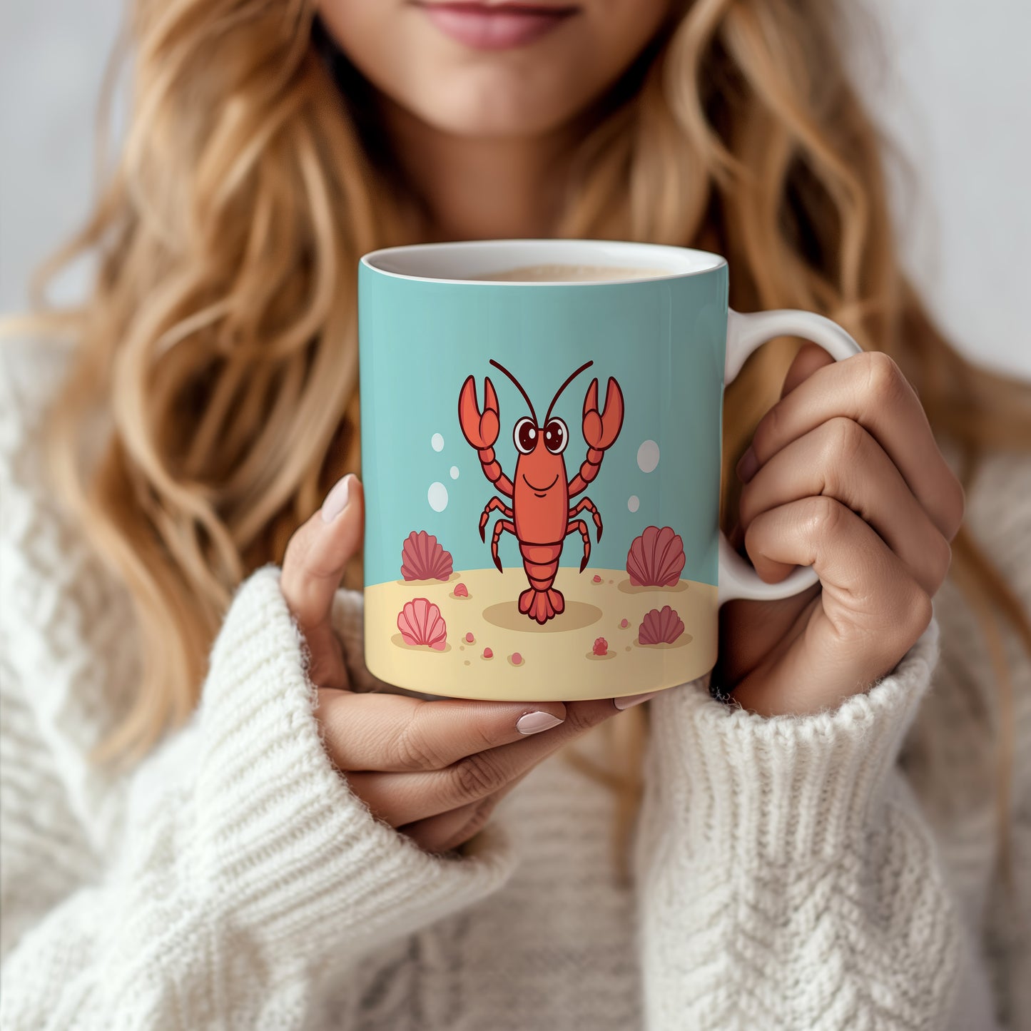 Hrnek s motivem z vodního světa – Tanec raka