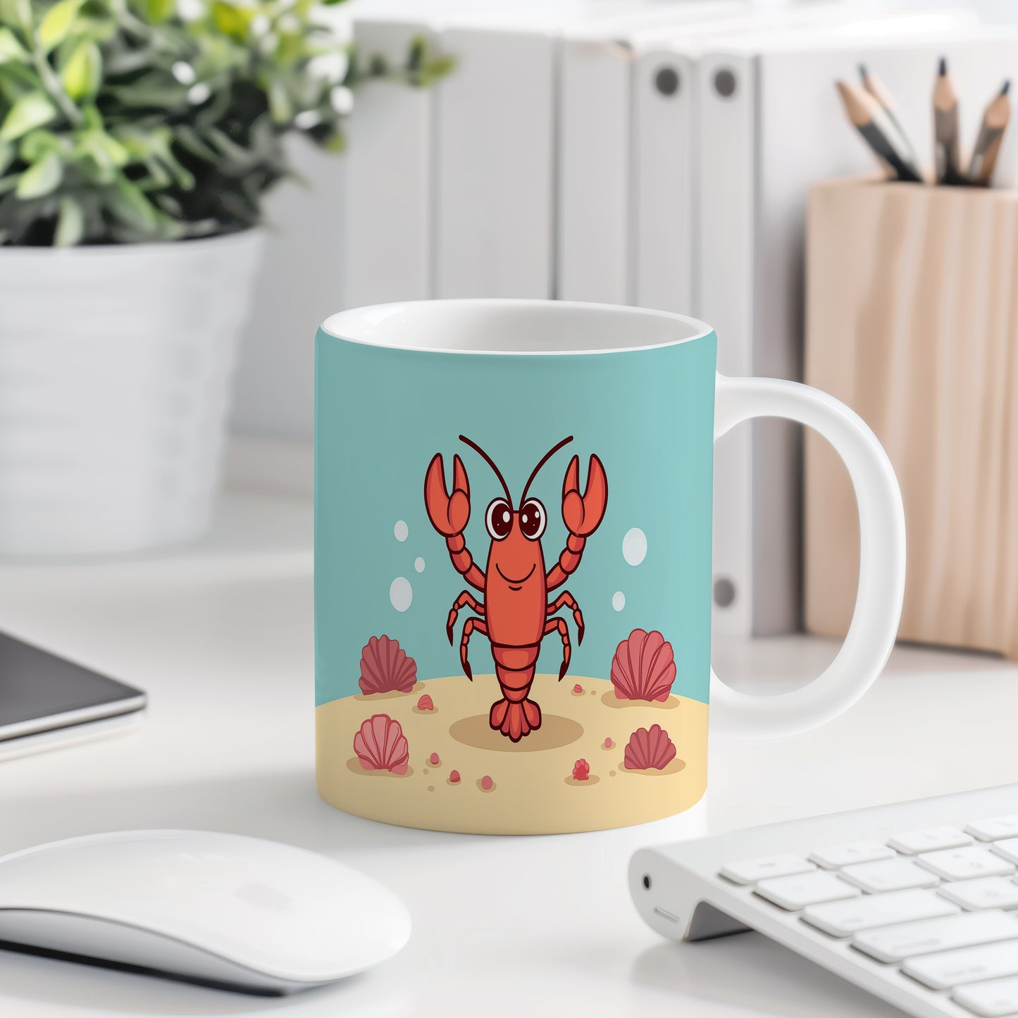 Hrnek s motivem z vodního světa – Tanec raka