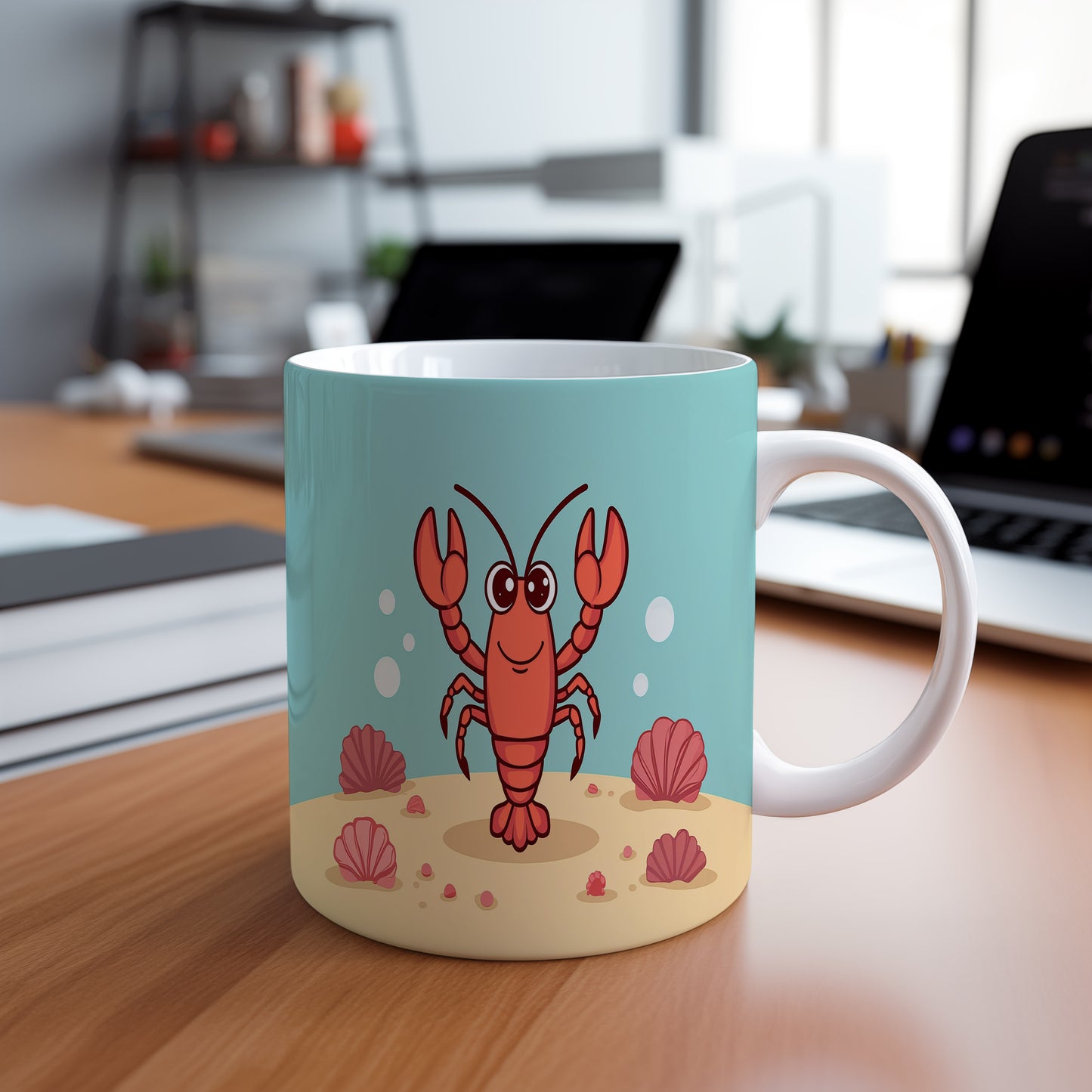 Hrnek s motivem z vodního světa – Tanec raka