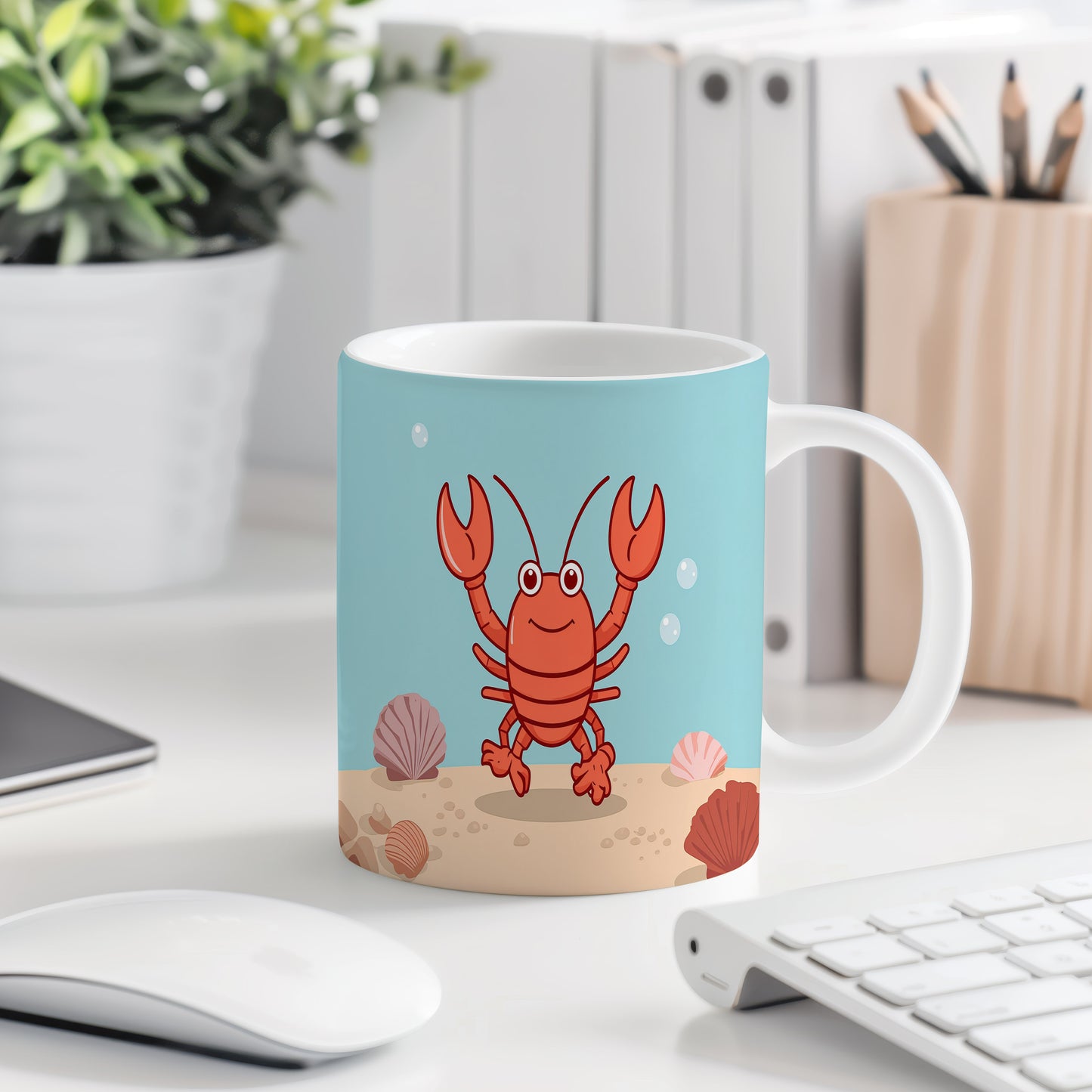 Hrnek s motivem z vodního světa – Veselý krab