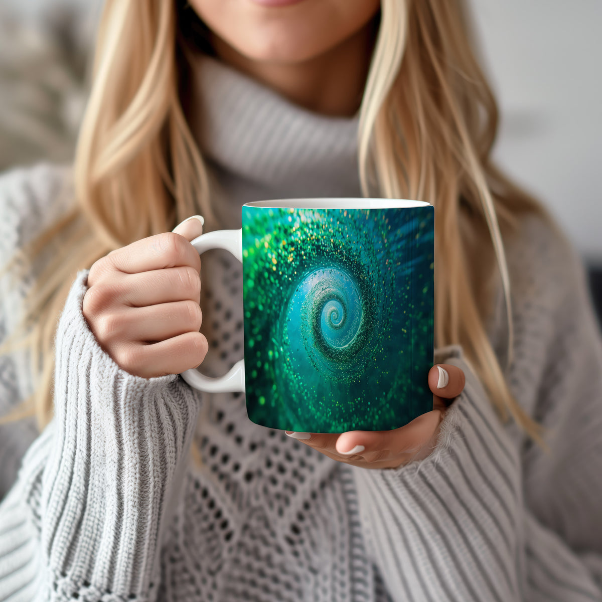 Hrnek s motivem z vodního světa – Oceánský vír