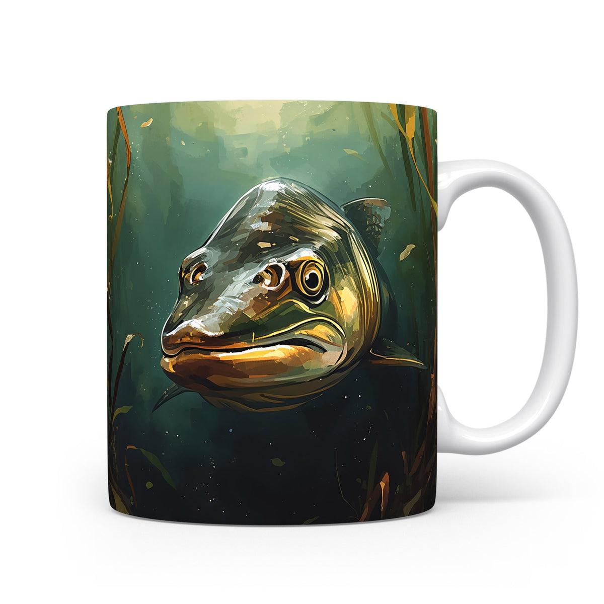 Hrnek s motivem ryby v oceánu