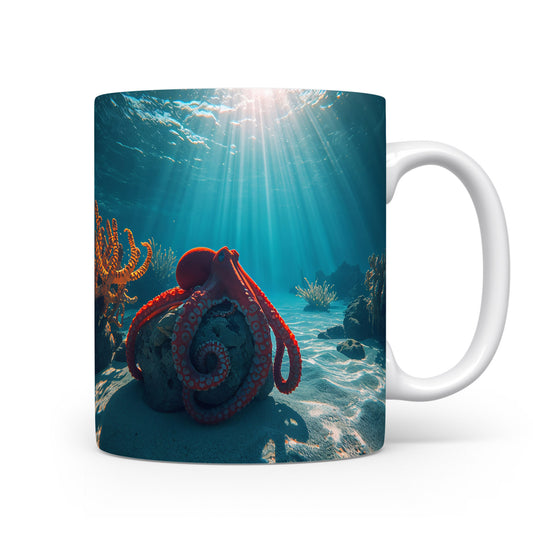 Hrnek s motivem chobotnice