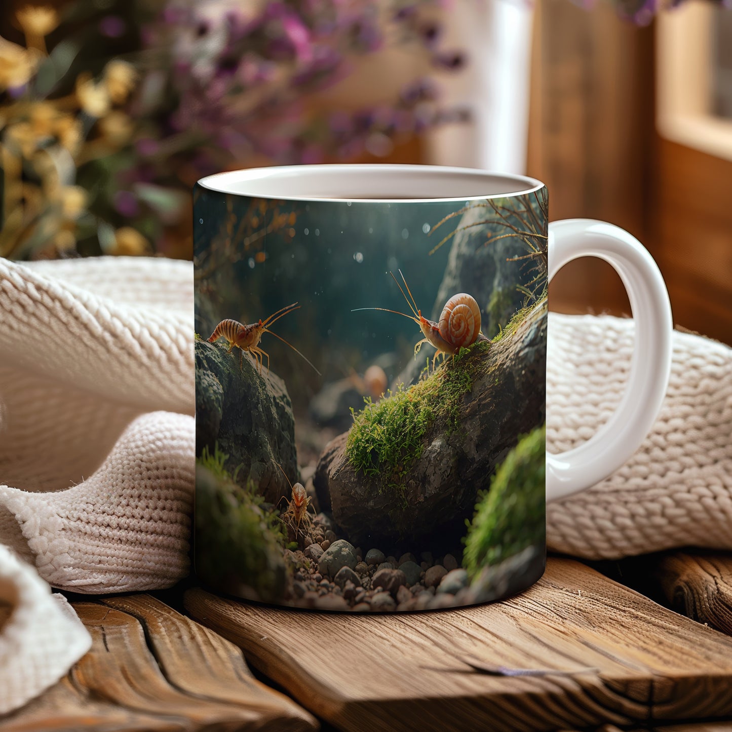 Hrnek s motivem z vodního světa – Podmořské dobrodružství