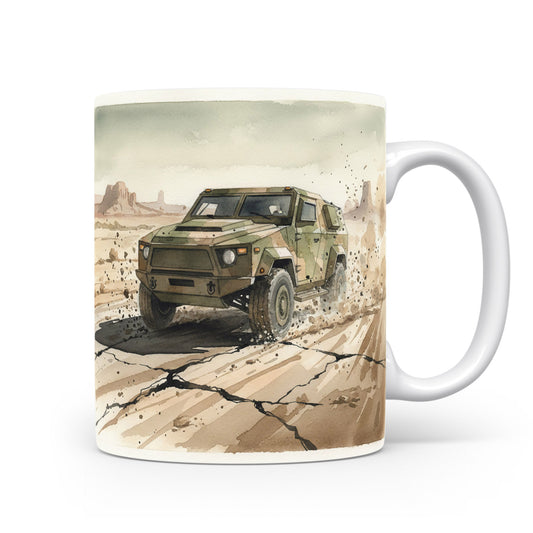 Obrněný vůz v poušti