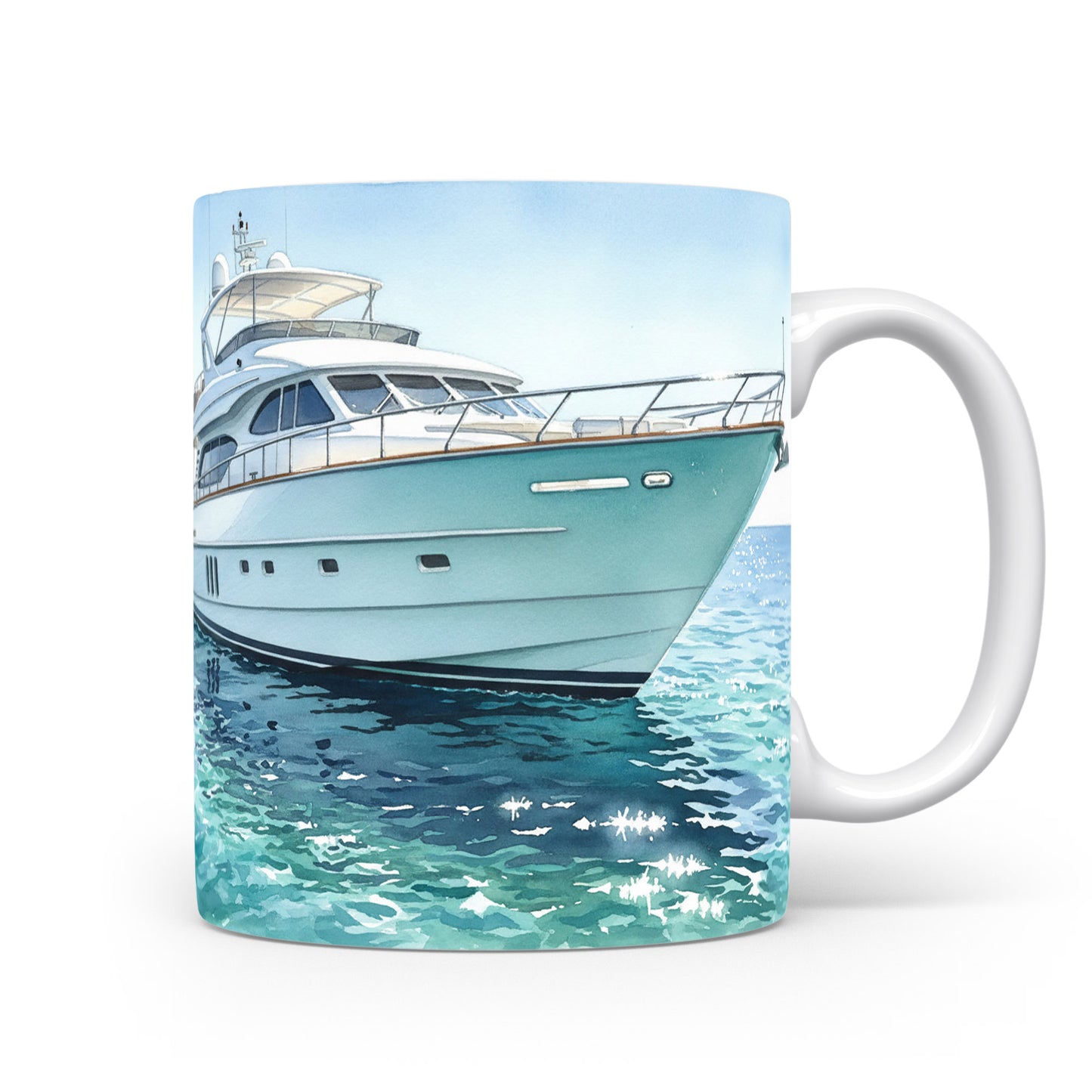 Jachta na klidném moři