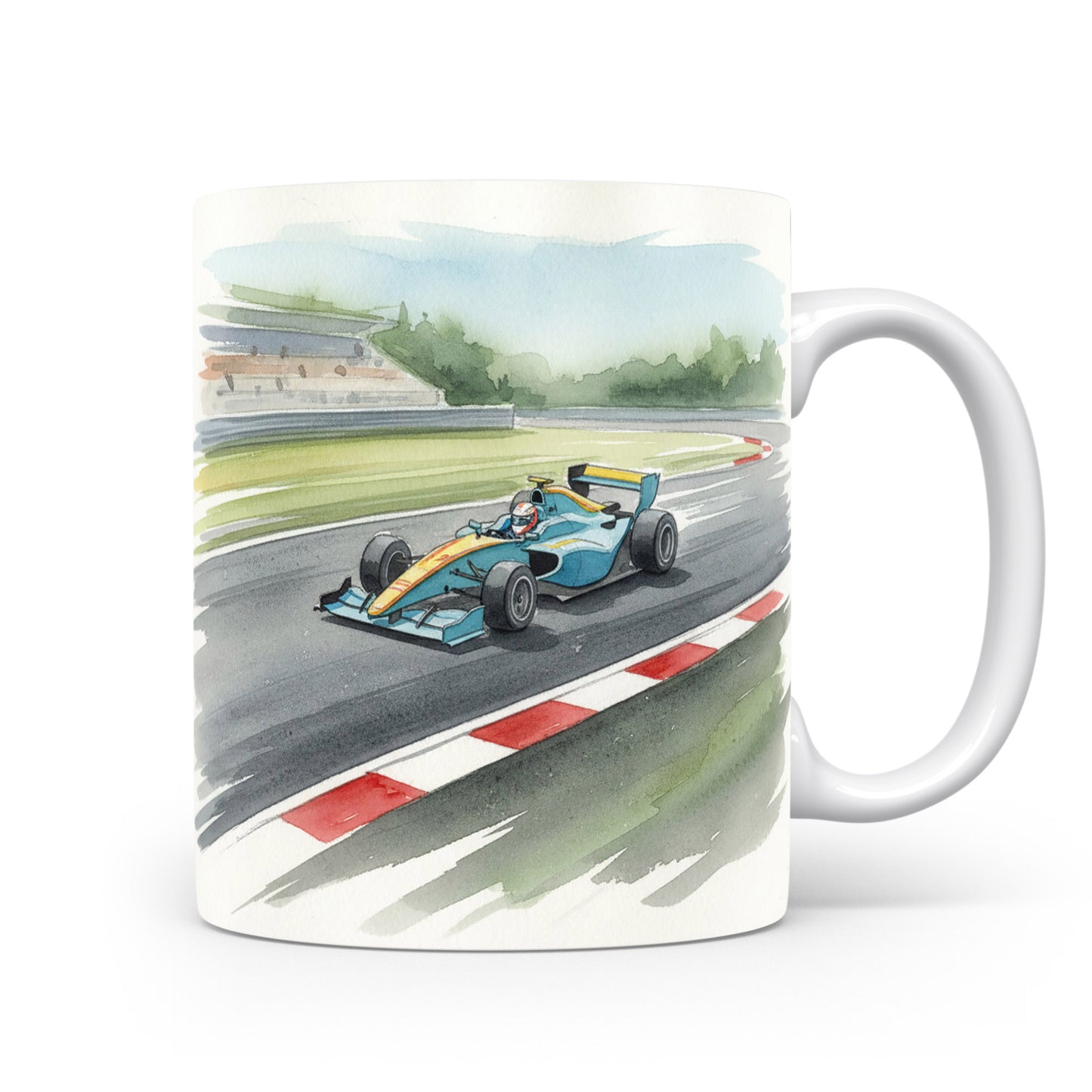 Akvarelová formule na závodní dráze