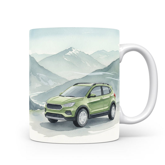 SUV v horské krajině