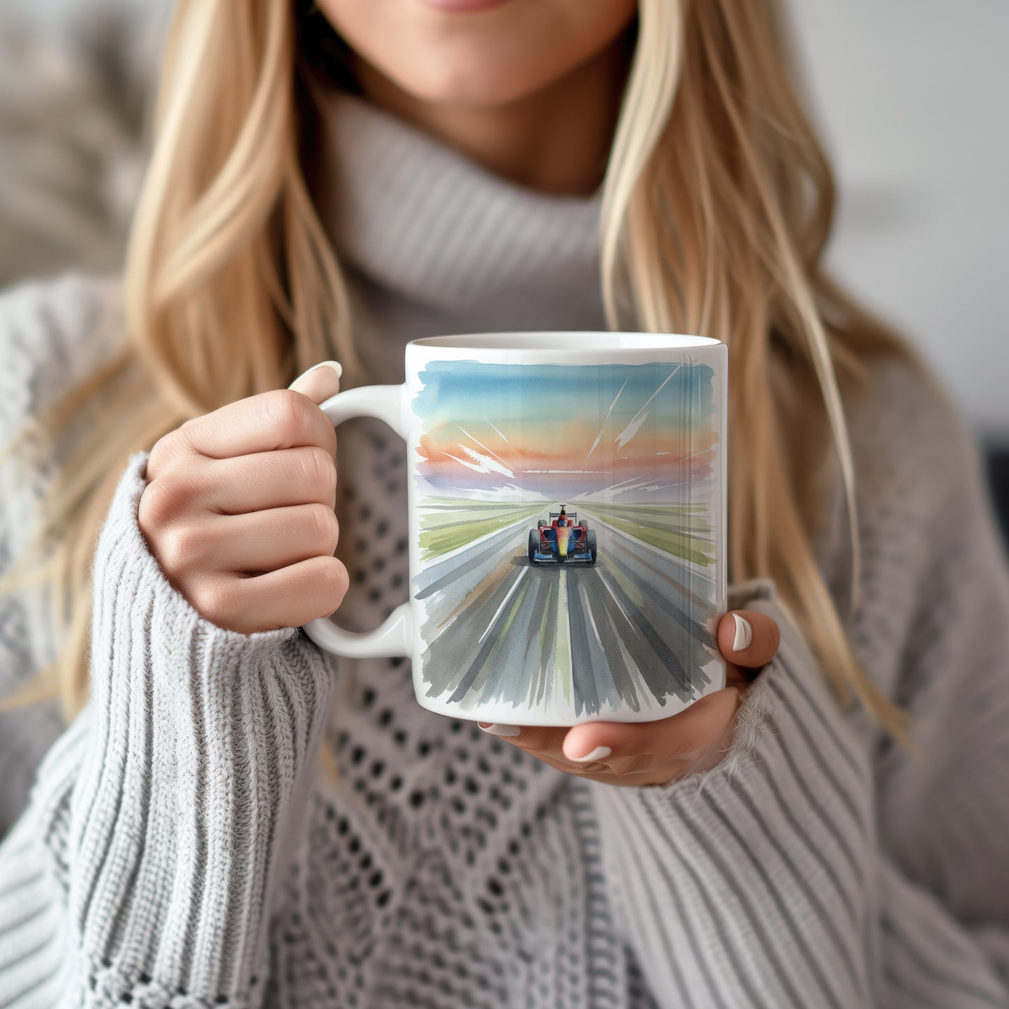 Hrnek s formulí na rozbřesku