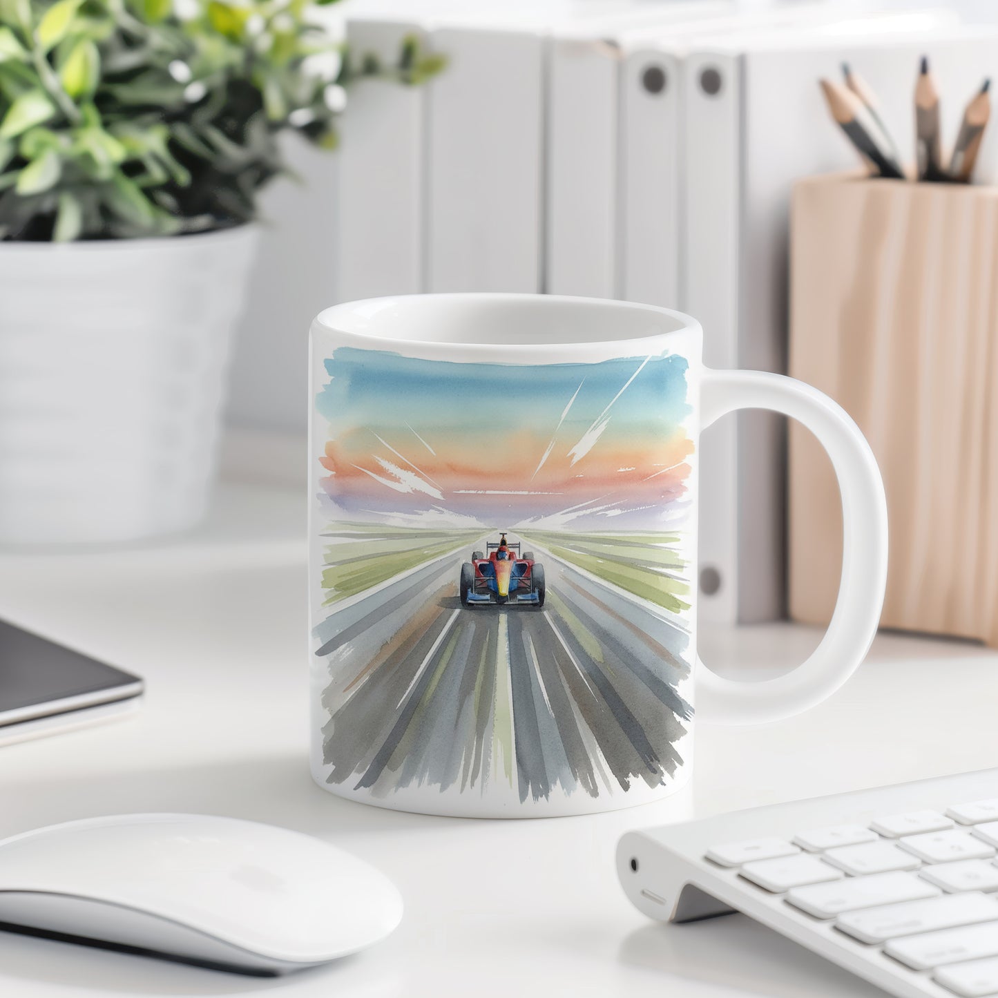 Hrnek s formulí na rozbřesku