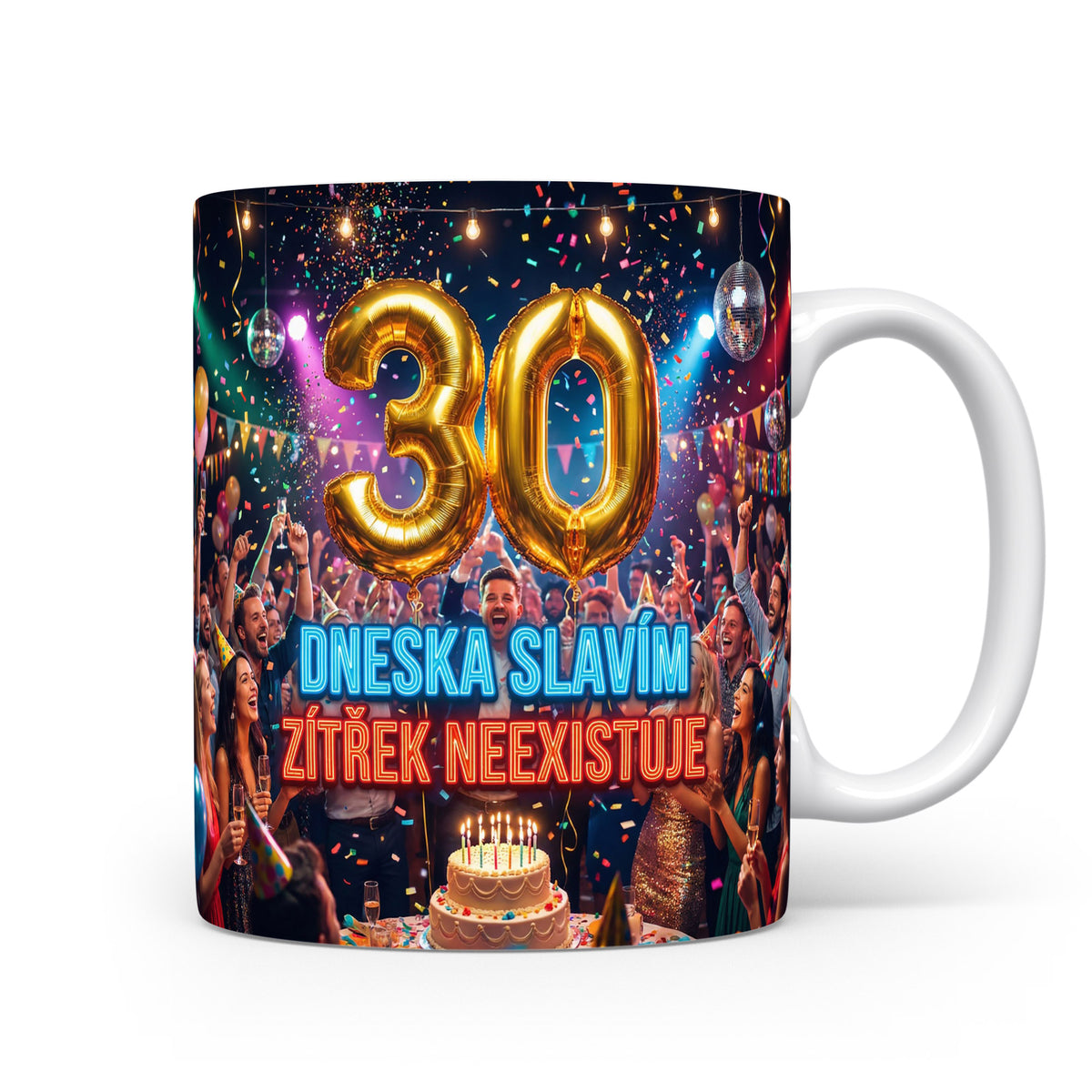 Narozeninový hrnek s číslem 30
