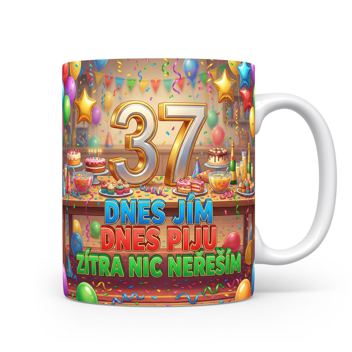 Narozeninový hrnek s číslem 37