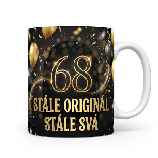 Narozeninový hrnek 68 let