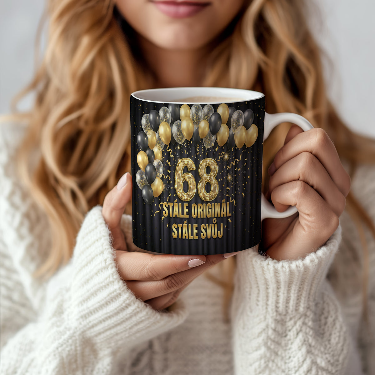 Narozeninový hrnek 68 let – STÁLE ORIGINÁL, STÁLE SVŮJ
