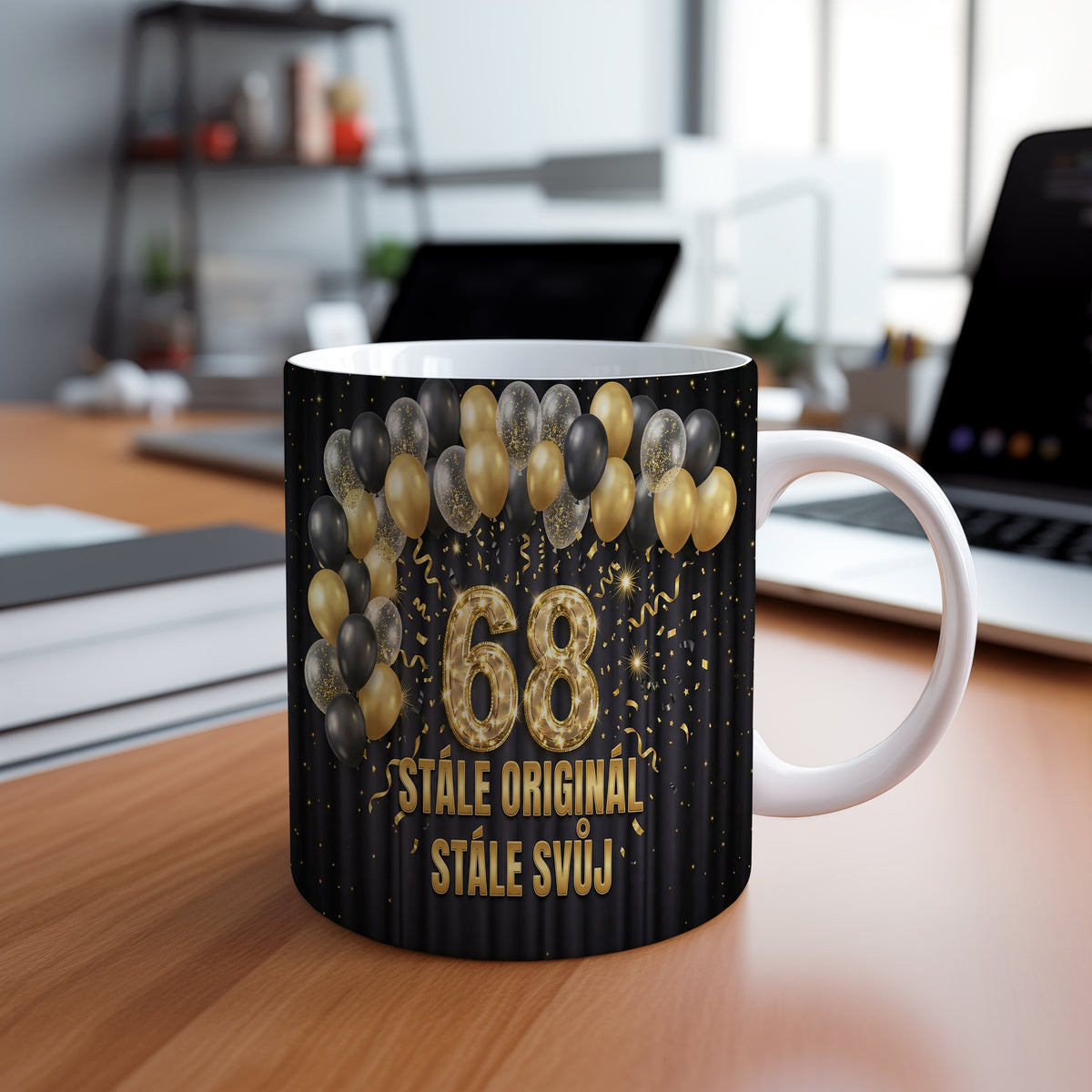 Narozeninový hrnek 68 let – STÁLE ORIGINÁL, STÁLE SVŮJ