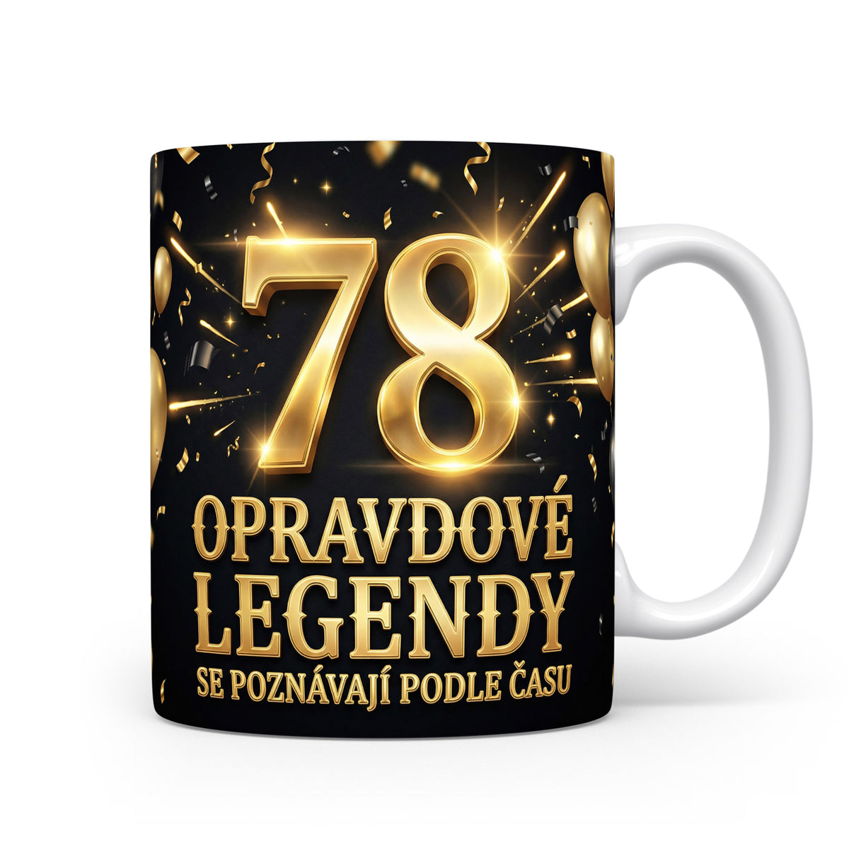 Narozeninový hrnek s číslem 78