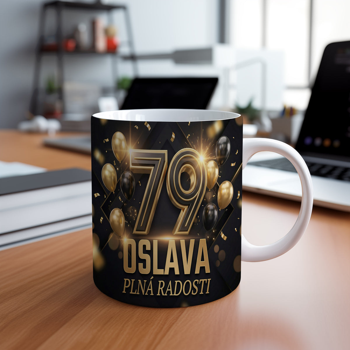 Narozeninový hrnek 79 let – OSLAVA PLNÁ RADOSTI