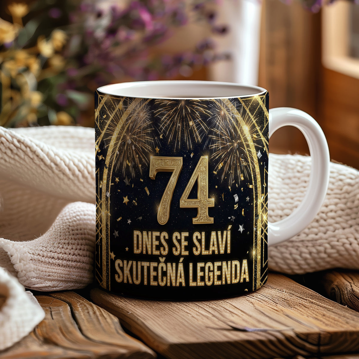Narozeninový hrnek 74 let – DNES SE SLAVÍ SKUTEČNÁ LEGENDA