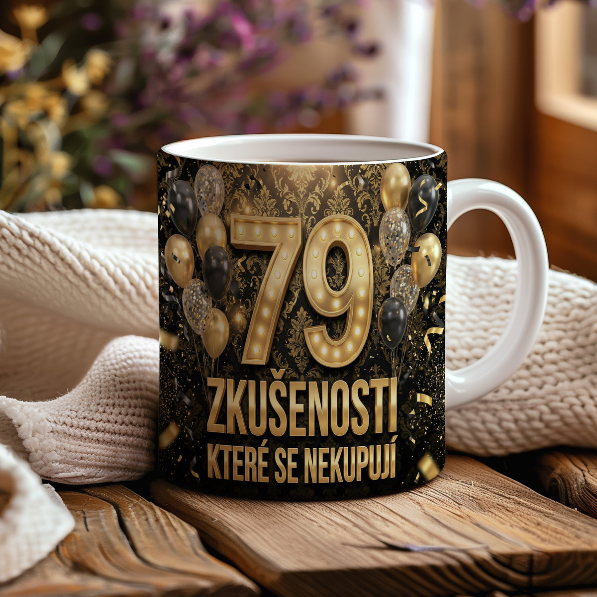 Narozeninový hrnek 79 let – ZKUŠENOSTI, KTERÉ SE NEKUPUJÍ