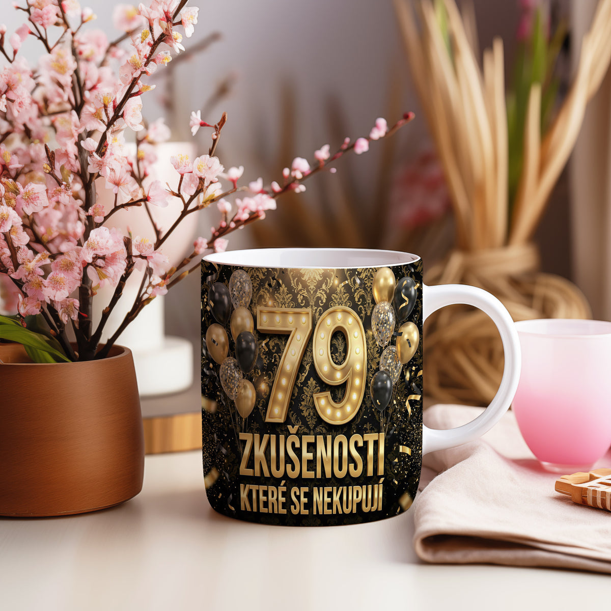 Narozeninový hrnek 79 let – ZKUŠENOSTI, KTERÉ SE NEKUPUJÍ