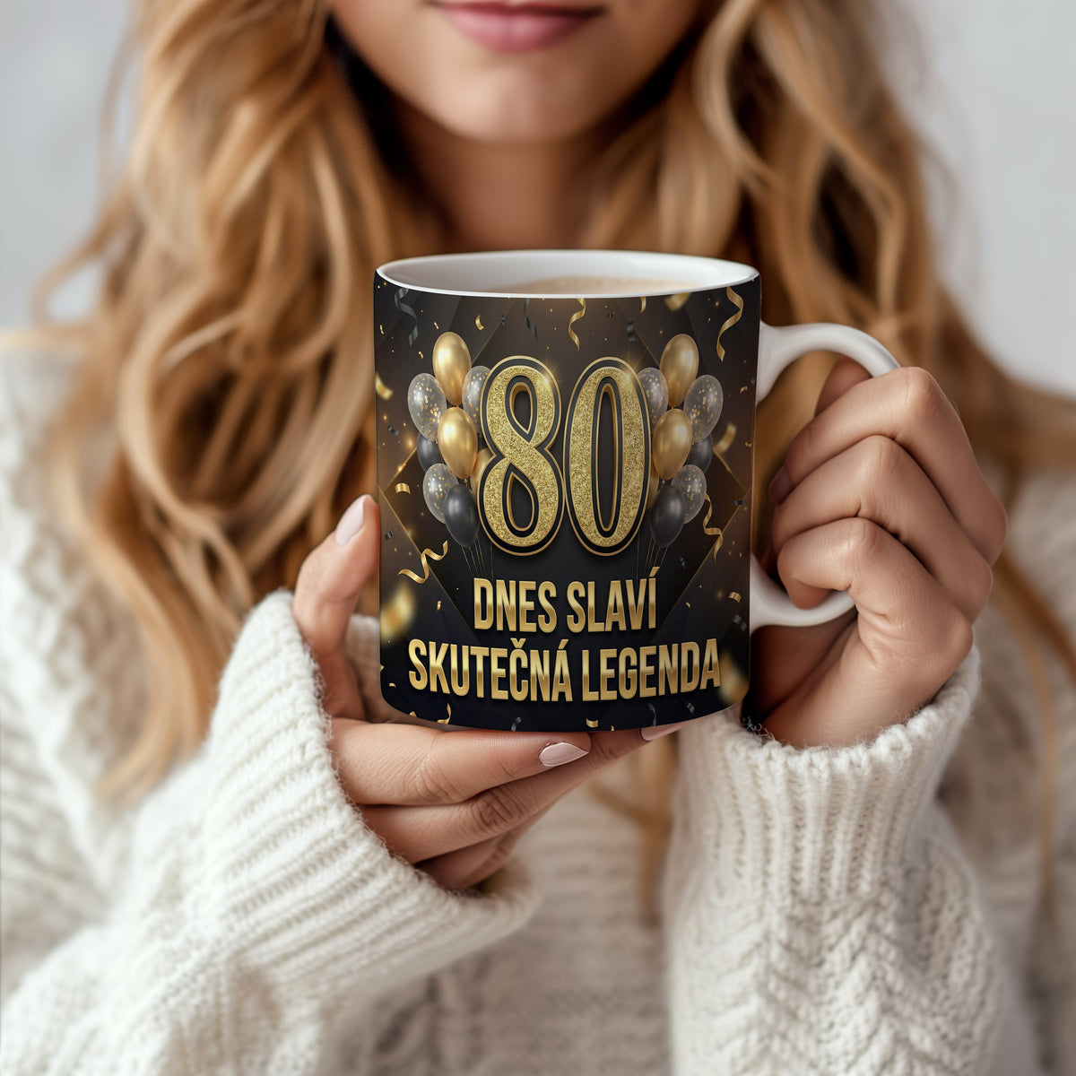 Narozeninový hrnek 80 let – DNES SLAVÍ SKUTEČNÁ LEGENDA