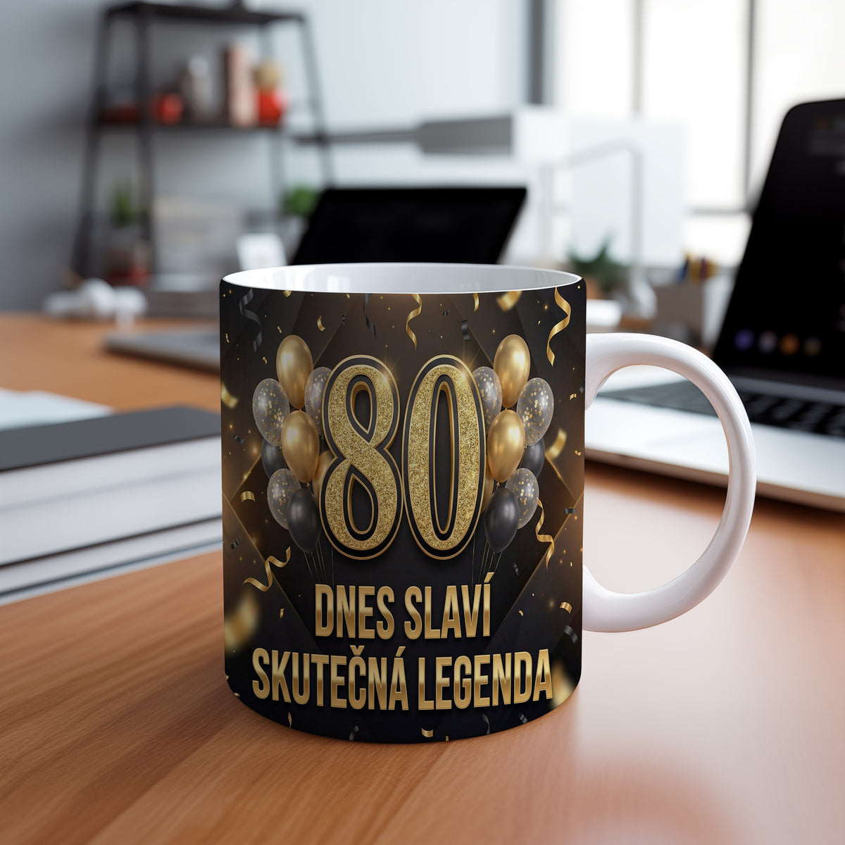 Narozeninový hrnek 80 let – DNES SLAVÍ SKUTEČNÁ LEGENDA