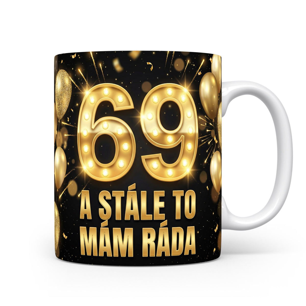 Narozeninový hrnek s číslem 69