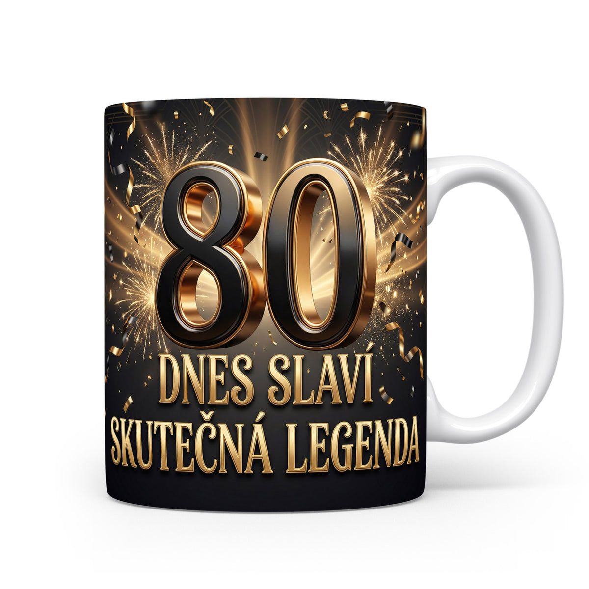 Hrnček s nápisem k 80. narozeninám