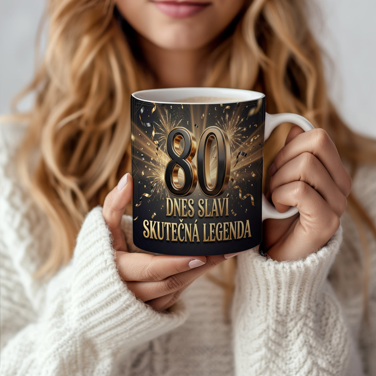 Narozeninový hrnek 80 let – DNES SLAVÍ SKUTEČNÁ LEGENDA