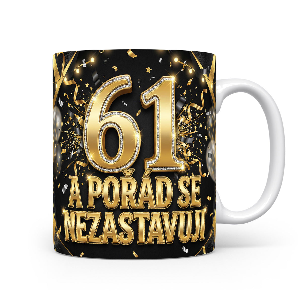 Narozeninový hrnek 61 let