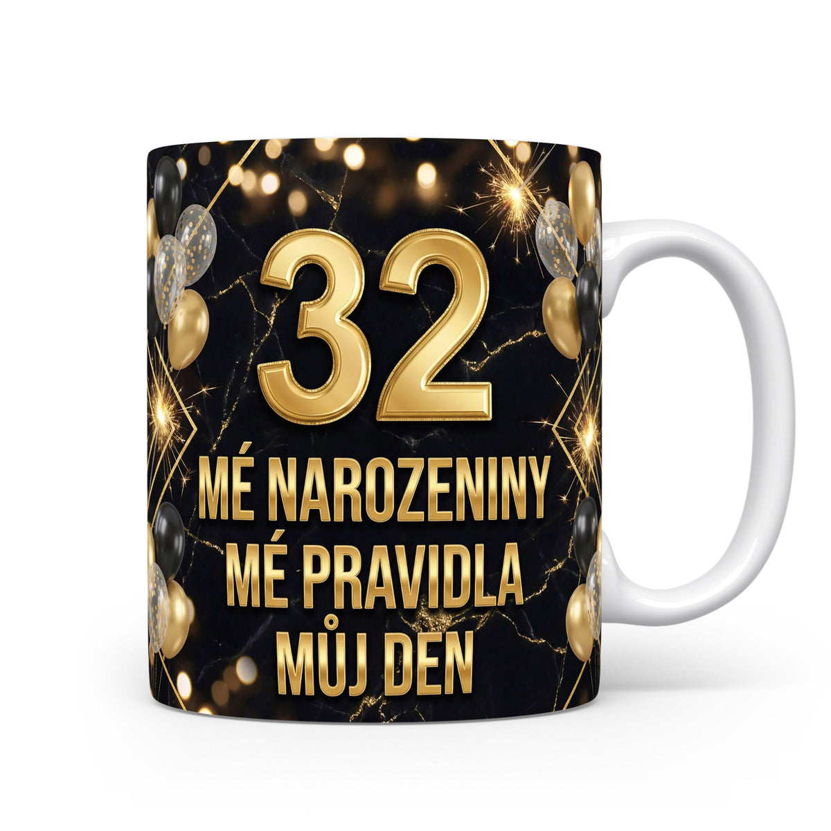 Narozeninový hrnek s číslem 32