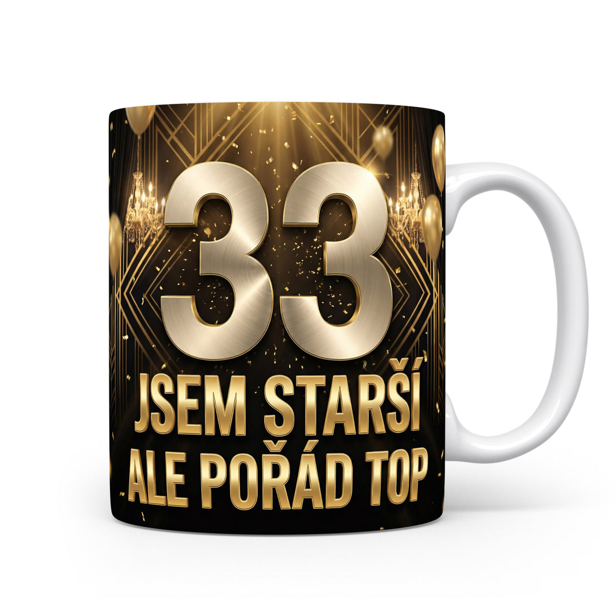 Narozeninový hrnek s číslem 33
