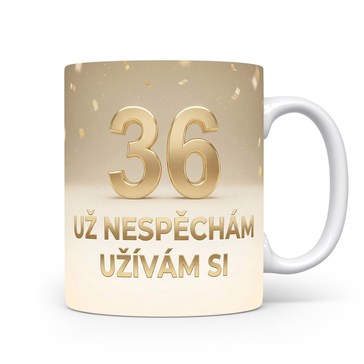 Narozeninový hrnek s věkem 36