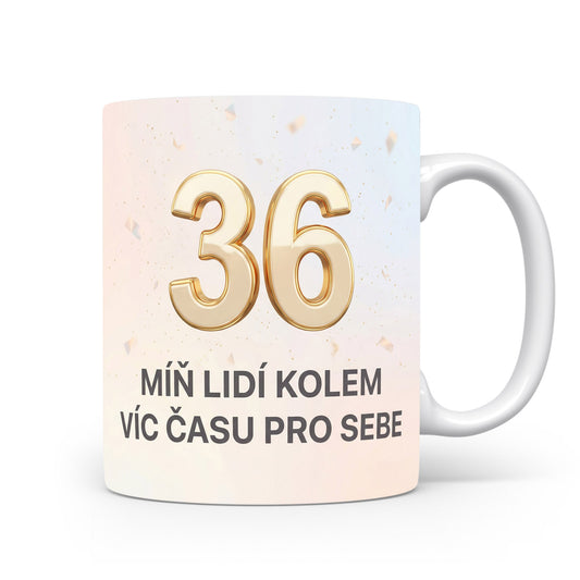 Narozeninový hrnek s číslem 36 a hláškou